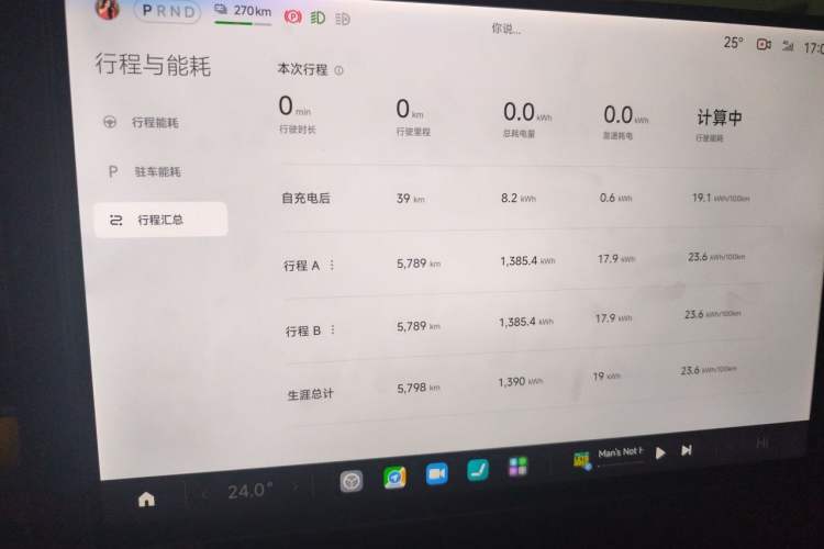 Used Xiaomi Auto SU7 Ultra 2025 Ultra Model Odometer Close Up