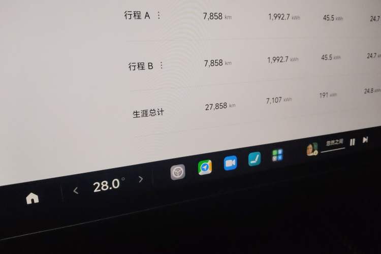 Used Xiaomi Auto SU7 Ultra 2025 Ultra Model Odometer Close Up