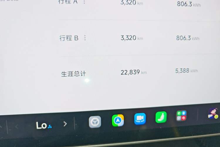 Used Xiaomi Auto SU7 Ultra 2025 Ultra Model Odometer Close Up