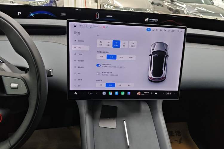 Used Xiaomi Auto YU7 2025 Ultra-Long Range Rear-Wheel Drive Version Audio And AC Panel