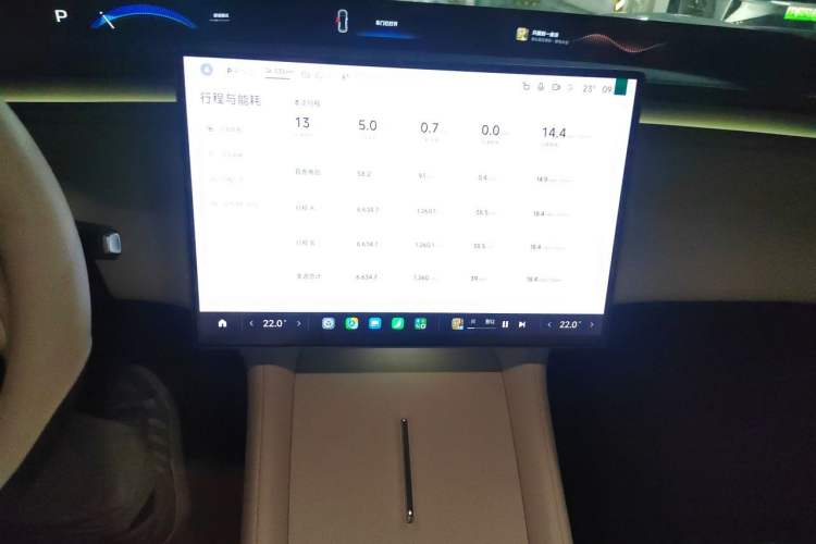 Used Xiaomi Auto YU7 2025 Ultra-Long Range Rear-Wheel Drive Version Audio And AC Panel