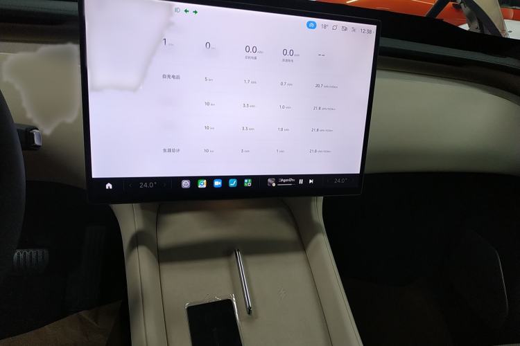 Used Xiaomi Auto YU7 2025 Ultra-Long Range Rear-Wheel Drive Version Audio And AC Panel