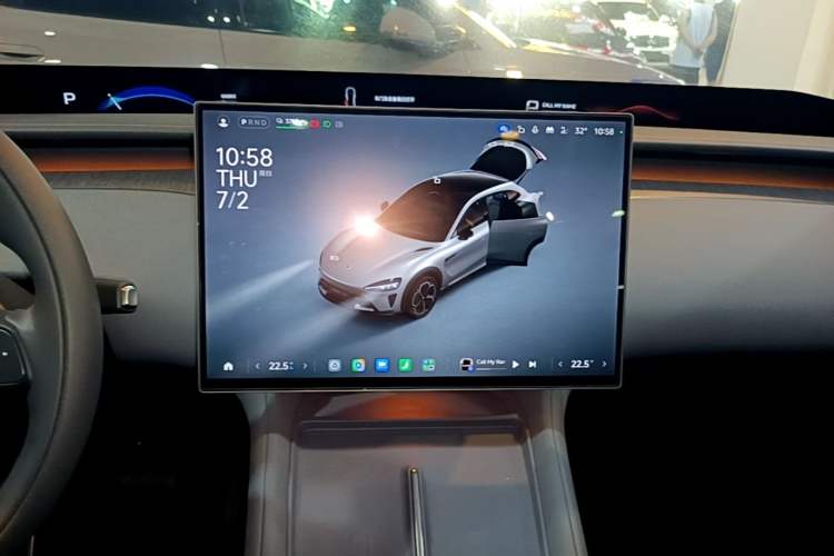 Used Xiaomi Auto YU7 2025 Ultra-Long Range Rear-Wheel Drive Version Audio And AC Panel