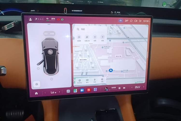 Used Xiaomi Auto YU7 2025 Ultra-Long Range Rear-Wheel Drive Version Audio And AC Panel