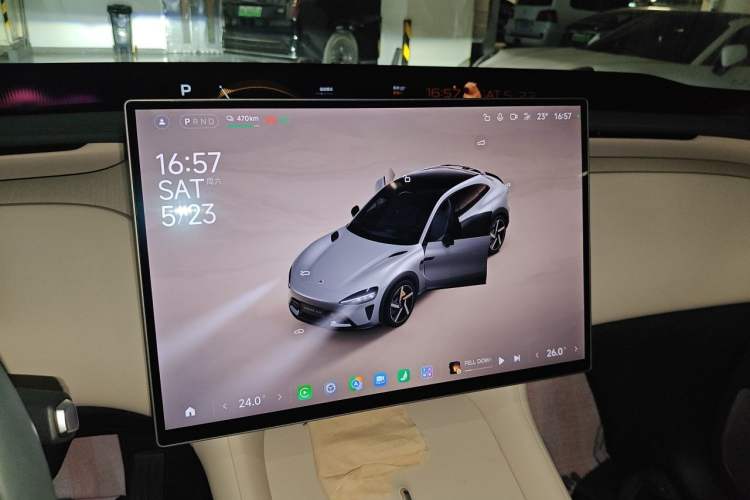 Used Xiaomi Auto YU7 2025 Ultra-Long Range All-Wheel Drive Pro Version Audio And AC Panel
