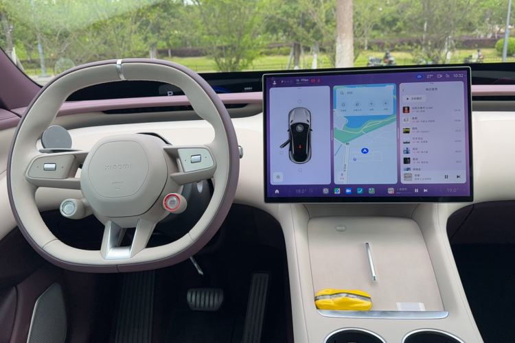 Used Xiaomi Auto YU7 2025 Ultra-Long Range Rear-Wheel Drive Version Audio And AC Panel