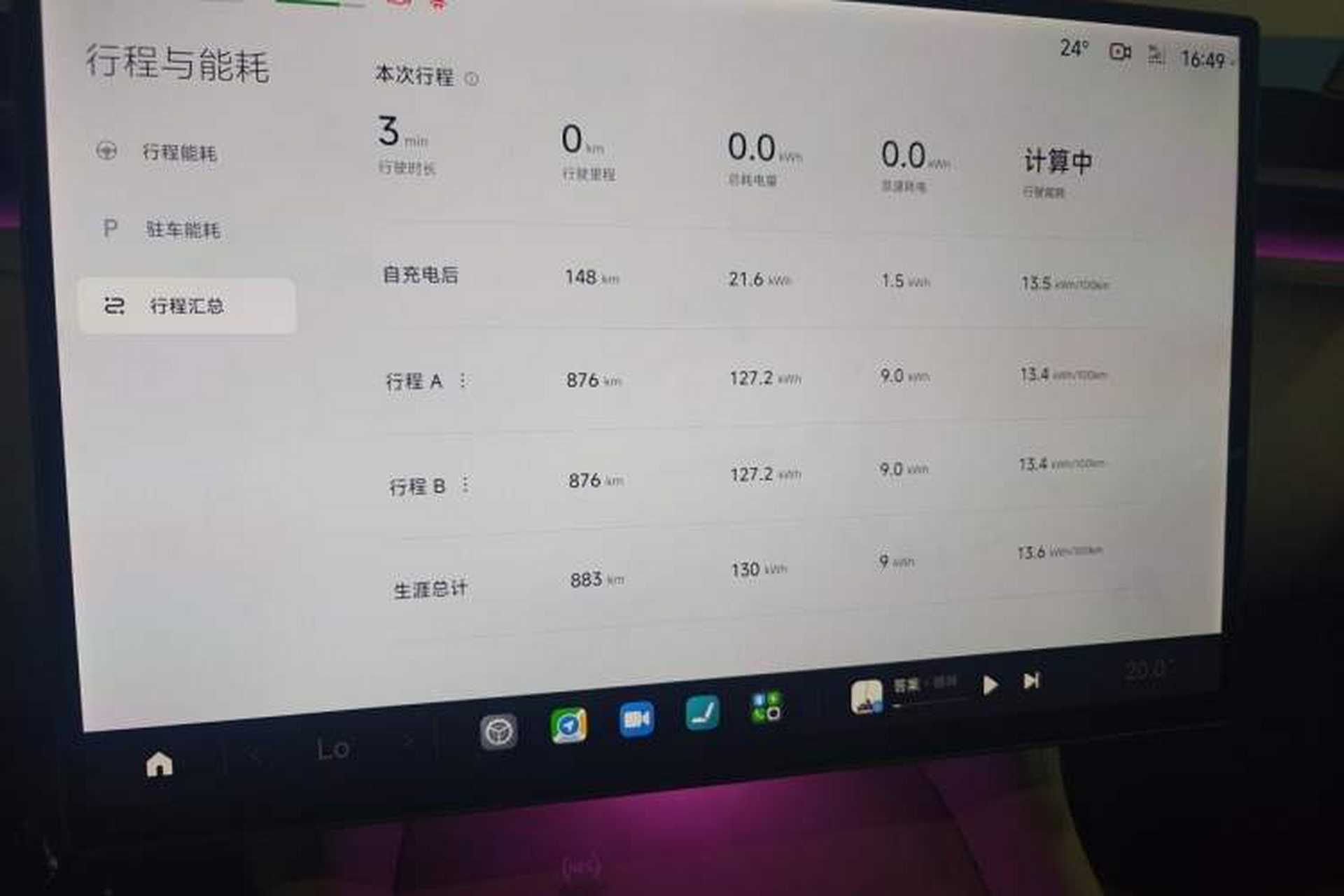 Used Xiaomi Auto YU7 2025 Ultra-Long Range Rear-Wheel Drive Version Instrument Cluster