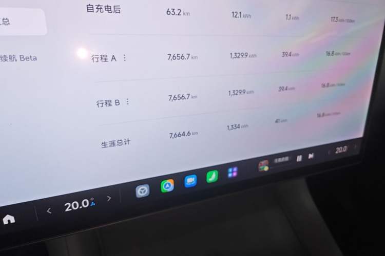 Used Xiaomi Auto YU7 2025 Ultra-Long Range Rear-Wheel Drive Version Instrument Cluster