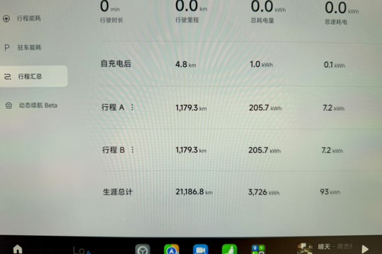 Used Xiaomi Auto YU7 2025 Ultra-Long Range Rear-Wheel Drive Version Odometer Close Up