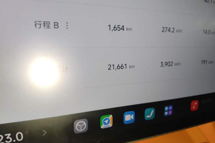 Used Xiaomi Auto YU7 2025 Ultra-Long Range All-Wheel Drive Pro Version Odometer Close Up