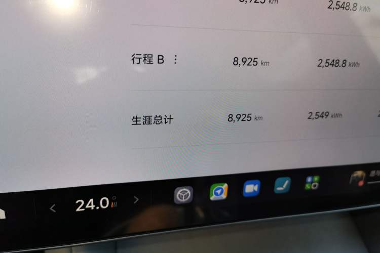 Used Xiaomi Auto YU7 2025 Ultra-Long Range Rear-Wheel Drive Version Odometer Close Up