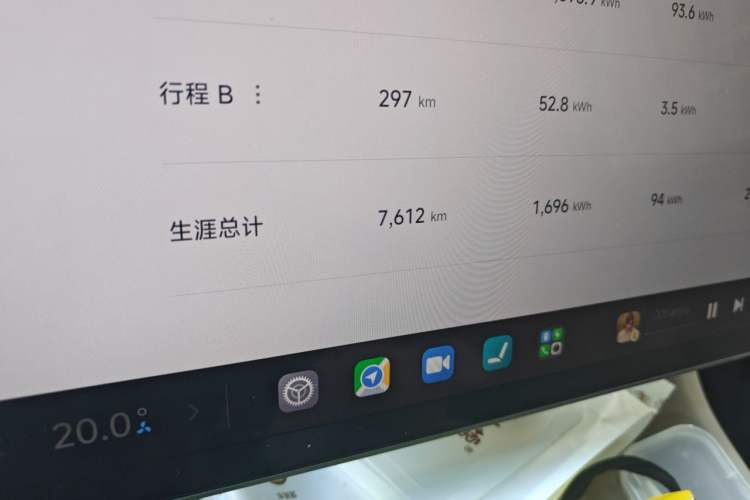 Used Xiaomi Auto YU7 2025 Ultra-Long Range All-Wheel Drive Pro Version Odometer Close Up