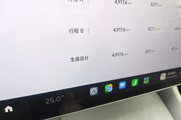 Used Xiaomi Auto YU7 2025 Ultra-Long Range Rear-Wheel Drive Version Odometer Close Up