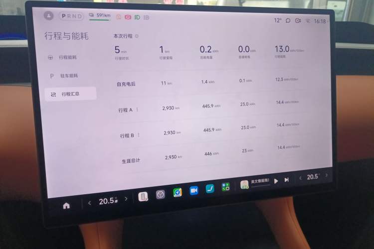 Used Xiaomi Auto YU7 2025 Ultra-Long Range Rear-Wheel Drive Version Audio And AC Panel