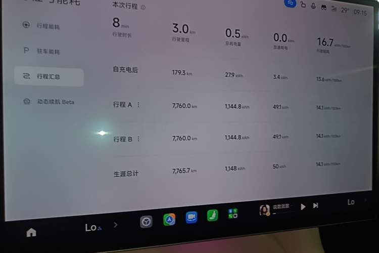 Used Xiaomi Auto YU7 2025 Ultra-Long Range Rear-Wheel Drive Version Audio And AC Panel