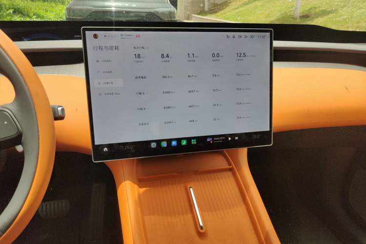 Used Xiaomi Auto YU7 2025 Ultra-Long Range Rear-Wheel Drive Version Audio And AC Panel