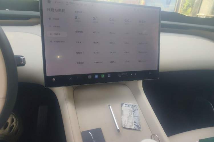 Used Xiaomi Auto YU7 2025 Ultra-Long Range Rear-Wheel Drive Version Audio And AC Panel