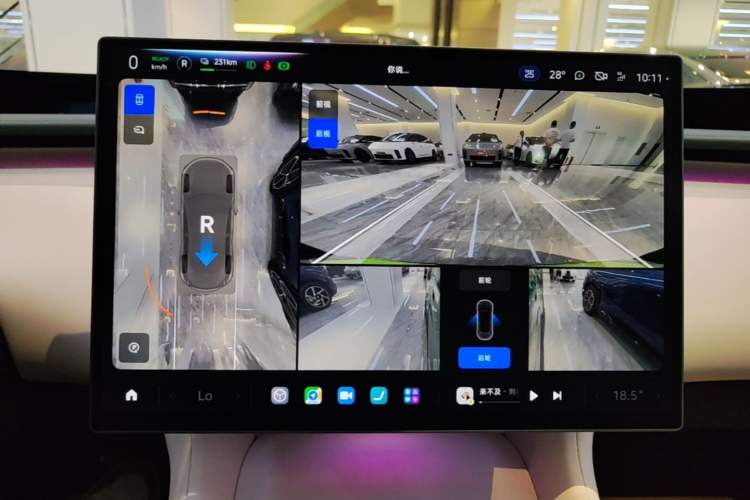 Used Xiaomi Auto YU7 2025 Ultra-Long Range Rear-Wheel Drive Version Audio And AC Panel