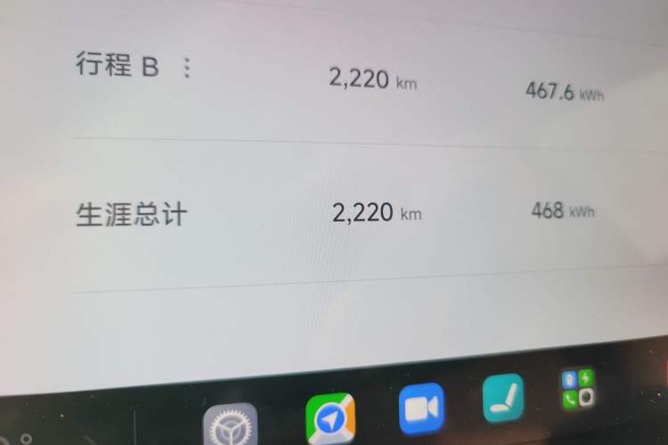 Used Xiaomi Auto YU7 2025 Ultra-Long Range Rear-Wheel Drive Version Odometer Close Up