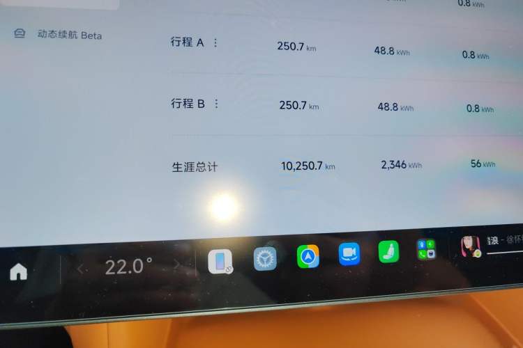 Used Xiaomi Auto YU7 2025 Ultra-Long Range High-Performance All-Wheel-Drive Max Edition Odometer Close Up