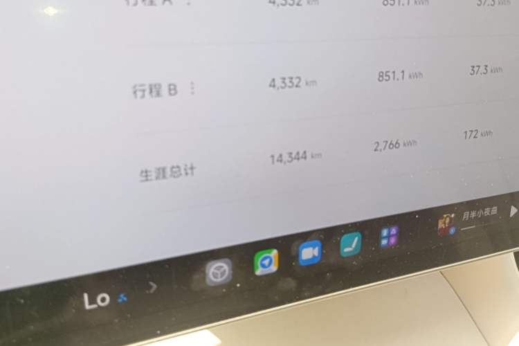 Used Xiaomi Auto YU7 2025 Ultra-Long Range High-Performance All-Wheel-Drive Max Edition Odometer Close Up