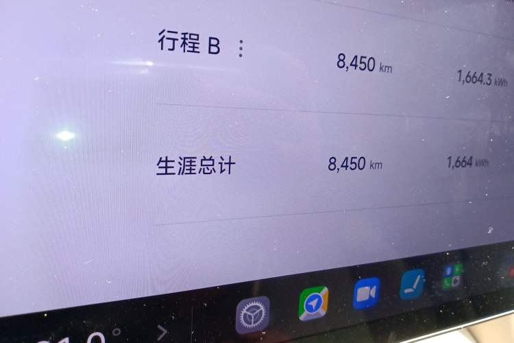 Used Xiaomi Auto YU7 2025 Ultra-Long Range Rear-Wheel Drive Version Odometer Close Up