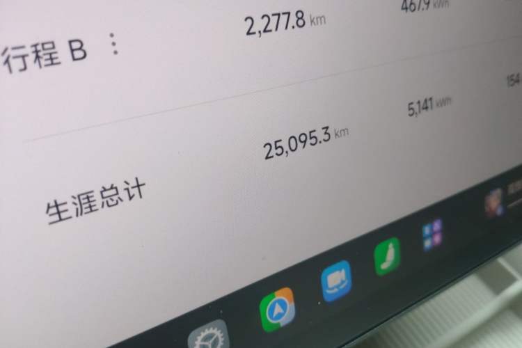 Used Xiaomi Auto YU7 2025 Ultra-Long Range High-Performance All-Wheel-Drive Max Edition Odometer Close Up