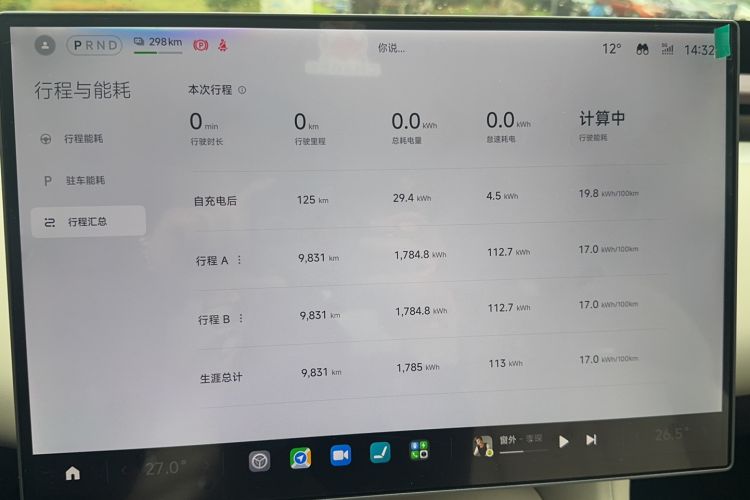 Used Xiaomi Auto YU7 2025 Ultra-Long Range Rear-Wheel Drive Version Odometer Close Up