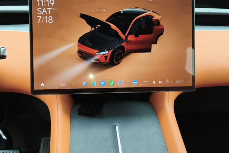 Used Xiaomi Auto YU7 2025 Ultra-Long Range Rear-Wheel Drive Version Audio And AC Panel