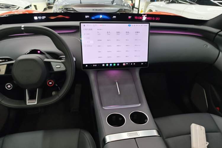 Used Xiaomi Auto YU7 2025 Ultra-Long Range Rear-Wheel Drive Version Audio And AC Panel