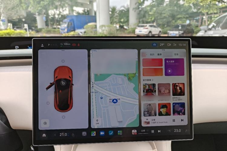 Used Xiaomi Auto YU7 2025 Ultra-Long Range Rear-Wheel Drive Version Audio And AC Panel