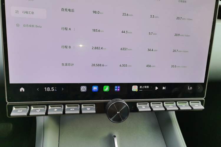 Used Xiaomi Auto YU7 2025 Ultra-Long Range High-Performance All-Wheel-Drive Max Edition Odometer Close Up