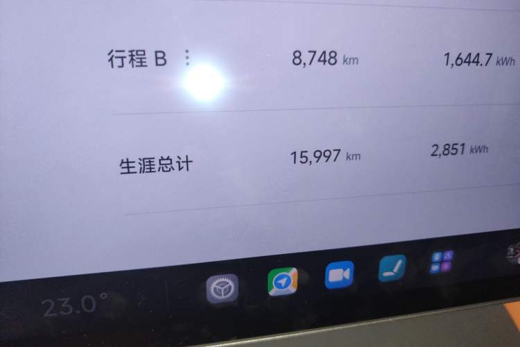 Used Xiaomi Auto YU7 2025 Ultra-Long Range All-Wheel Drive Pro Version Odometer Close Up