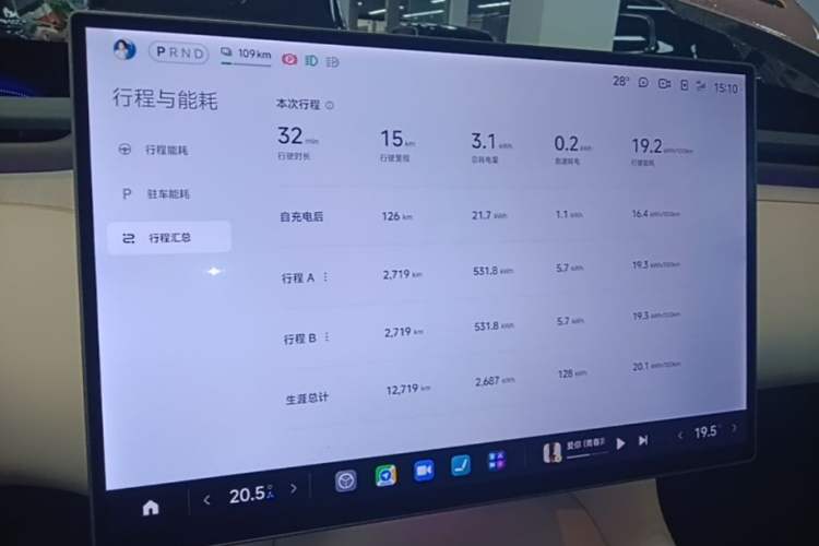 Used Xiaomi Auto YU7 2025 Ultra-Long Range High-Performance All-Wheel-Drive Max Edition Audio And AC Panel