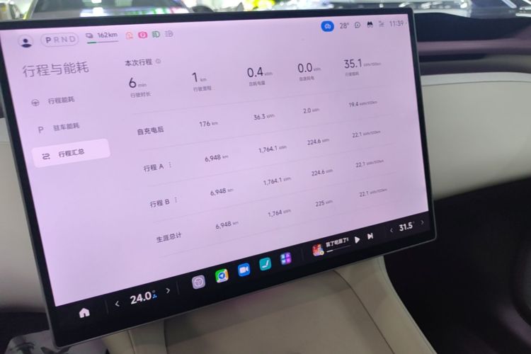 Used Xiaomi Auto YU7 2025 Ultra-Long Range High-Performance All-Wheel-Drive Max Edition Audio And AC Panel