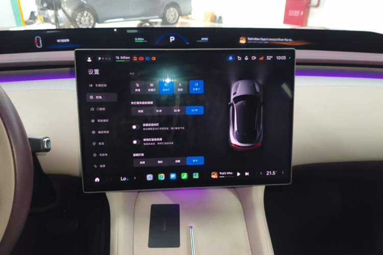 Used Xiaomi Auto YU7 2025 Ultra-Long Range High-Performance All-Wheel-Drive Max Edition Audio And AC Panel