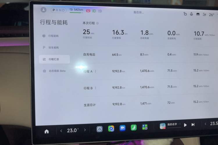 Used Xiaomi Auto YU7 2025 Ultra-Long Range Rear-Wheel Drive Version Odometer Close Up