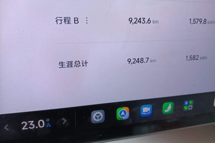 Used Xiaomi Auto YU7 2025 Ultra-Long Range High-Performance All-Wheel-Drive Max Edition Odometer Close Up