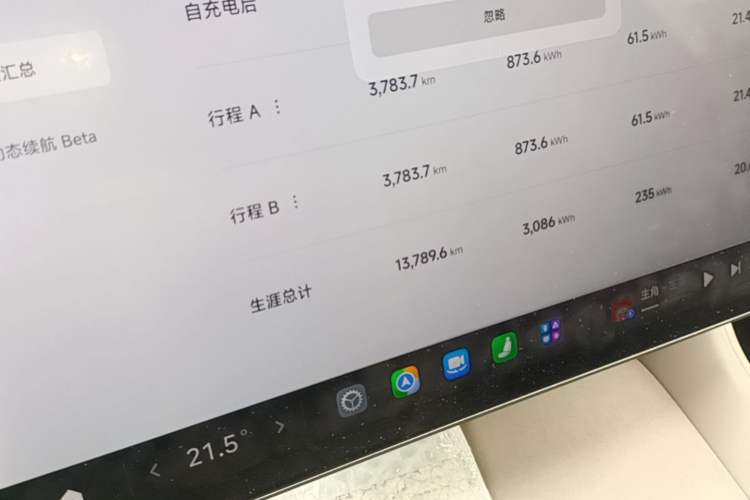 Used Xiaomi Auto YU7 2025 Ultra-Long Range High-Performance All-Wheel-Drive Max Edition Odometer Close Up