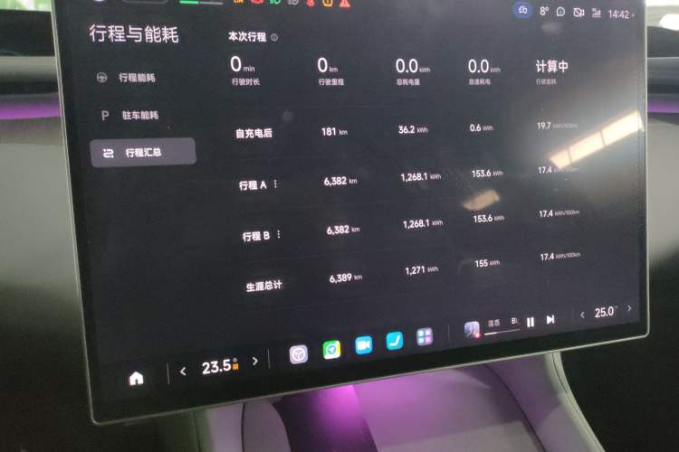Used Xiaomi Auto YU7 2025 Ultra-Long Range Rear-Wheel Drive Version Instrument Cluster