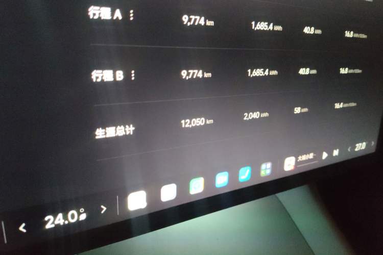Used Xiaomi Auto YU7 2025 Ultra-Long Range Rear-Wheel Drive Version Odometer Close Up