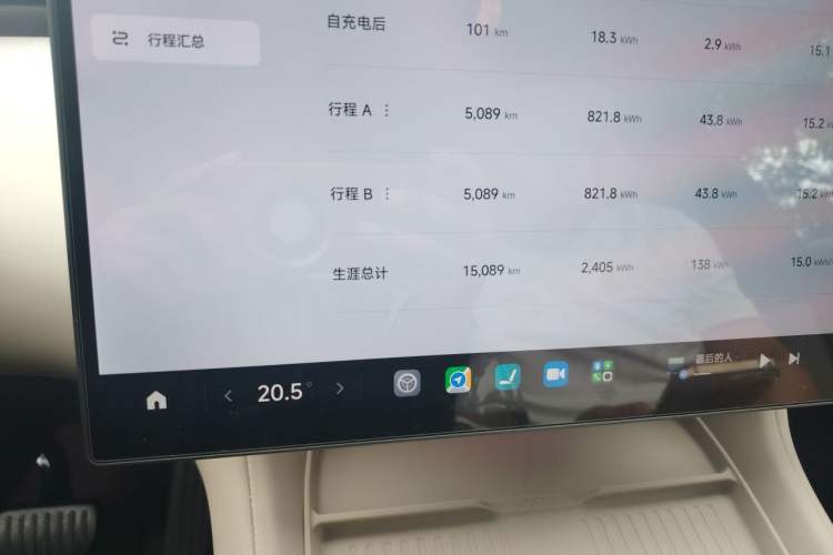 Used Xiaomi Auto YU7 2025 Ultra-Long Range Rear-Wheel Drive Version Odometer Close Up