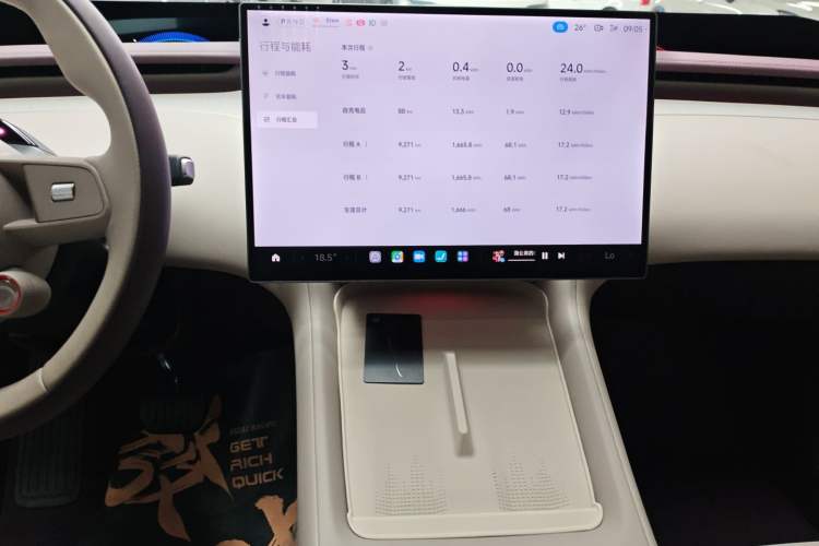 Used Xiaomi Auto YU7 2025 Ultra-Long Range Rear-Wheel Drive Version Audio And AC Panel