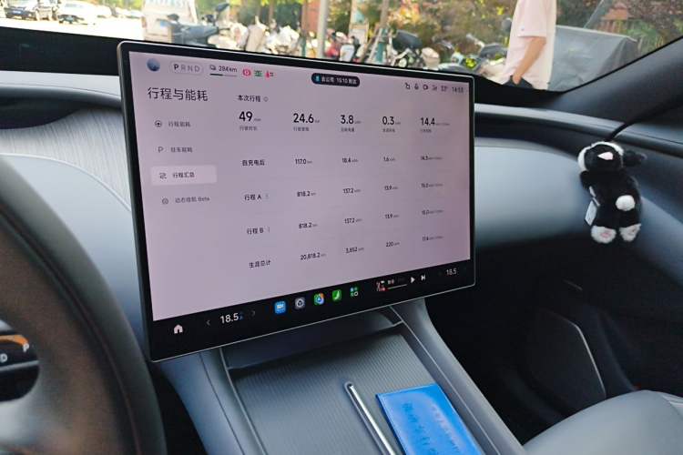 Used Xiaomi Auto YU7 2025 Ultra-Long Range Rear-Wheel Drive Version Audio And AC Panel