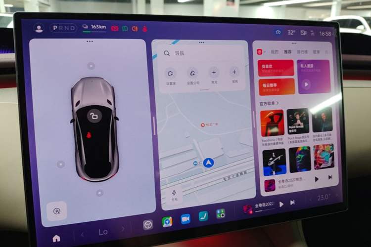 Used Xiaomi Auto YU7 2025 Ultra-Long Range All-Wheel Drive Pro Version Audio And AC Panel