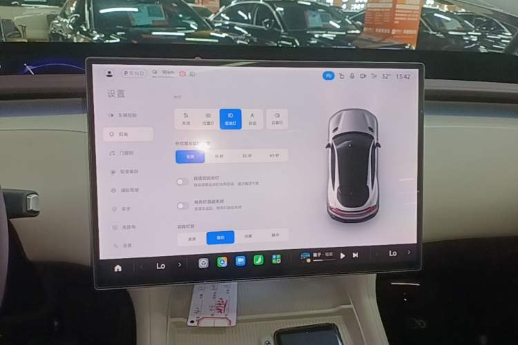 Used Xiaomi Auto YU7 2025 Ultra-Long Range All-Wheel Drive Pro Version Audio And AC Panel
