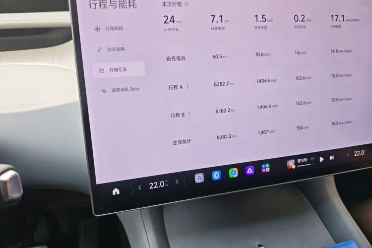 Used Xiaomi Auto YU7 2025 Ultra-Long Range Rear-Wheel Drive Version Audio And AC Panel
