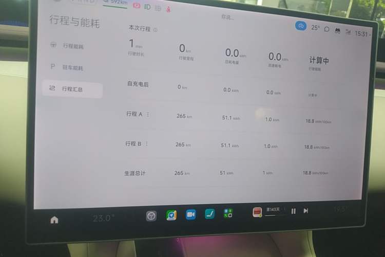 Used Xiaomi Auto YU7 2025 Ultra-Long Range Rear-Wheel Drive Version Instrument Cluster