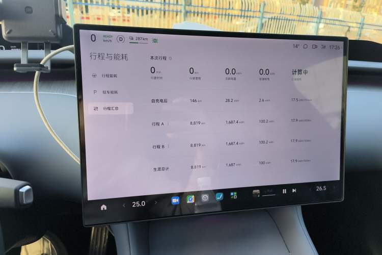 Used Xiaomi Auto YU7 2025 Ultra-Long Range Rear-Wheel Drive Version Instrument Cluster
