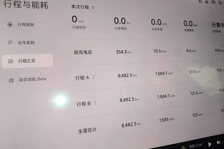 Used Xiaomi Auto YU7 2025 Ultra-Long Range Rear-Wheel Drive Version Instrument Cluster